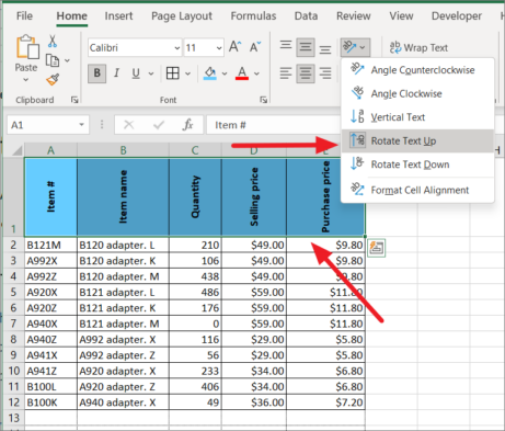 excel - text v stĺpci